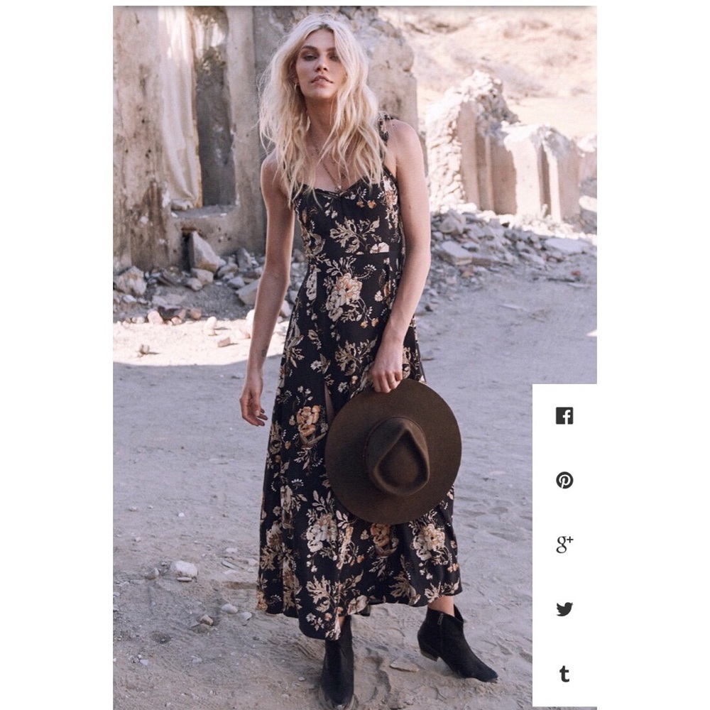 Spell Gypsy Collective Rosa Sundress Coal